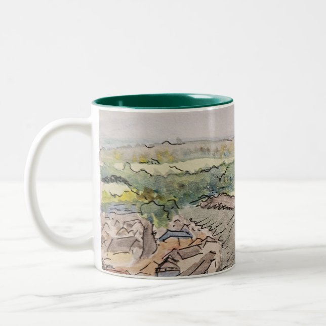 Richmond Castle Mug Zweifarbige Tasse (Links)