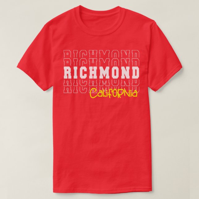 Richmond City California Richmond CA T-Shirt (Design vorne)