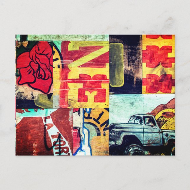 Richmond Graffiti Cover Postkarte (Vorderseite)
