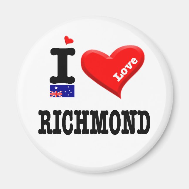RICHMOND - I-Liebe Magnet (Vorne)