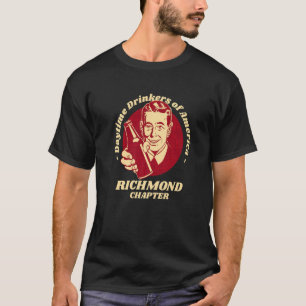 Richmond Kapitel Daytime Drinkers Bierbrauen T-Shirt