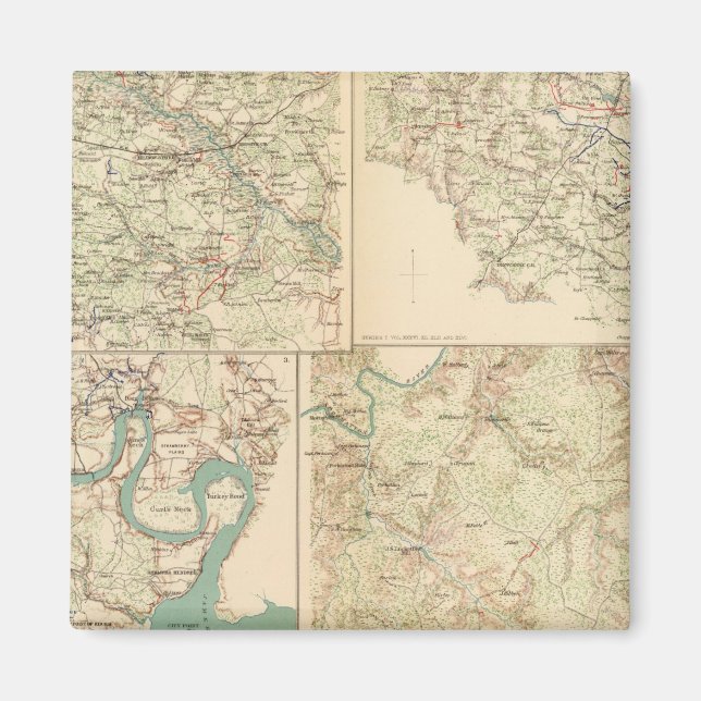 Richmond, Petersburg, Fünf Gabel Magnet (Vorne)