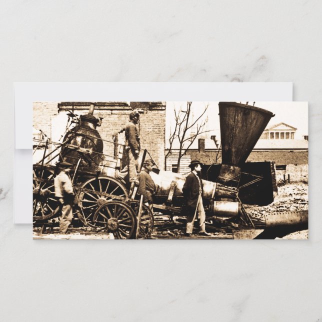 Richmond & Petersburg RR Ruins Richmond VA 1. Apri (Vorderseite)