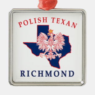 Richmond Polish Texan Ornament Aus Metall