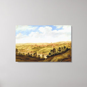 Richmond-Schloss, Yorkshire, c.1640-41 (Öl auf Leinwanddruck