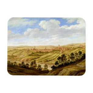 Richmond-Schloss, Yorkshire, c.1640-41 (Öl auf Magnet