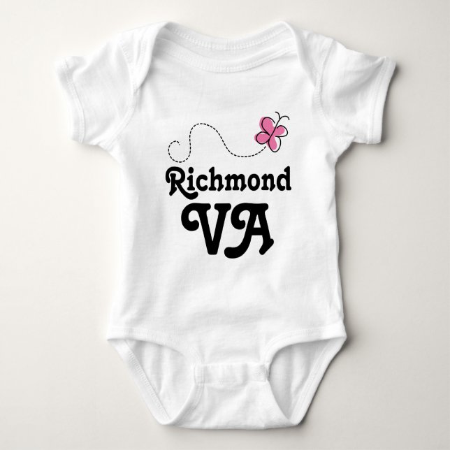 Richmond VA Gift Baby Strampler (Vorderseite)