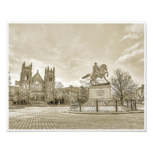 Richmond VA Virginia JEB Stuart Denkmal Fotodruck