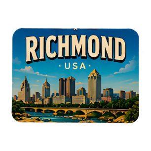 Richmond Virginia Capitol-Souvenir Magnet