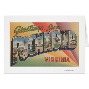 Richmond, Virginia - große Buchstabe-Szenen