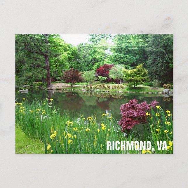 Richmond Virginia Maymont Park Travel Foto Postkarte (Vorderseite)
