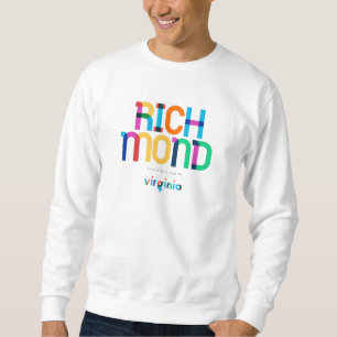 Richmond Virginia Mitte Jahrhundert, Pop Art, Sweatshirt