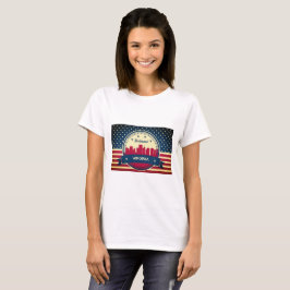 Richmond Virginia Retro Skyline T-Shirt