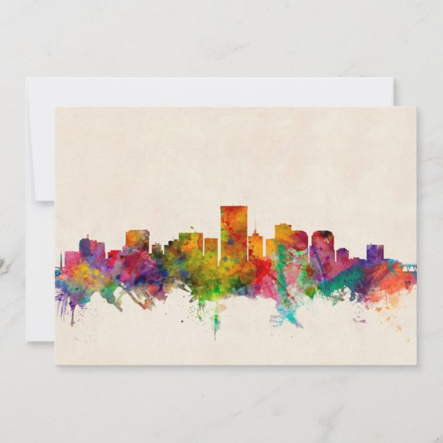 Richmond Virginia Skyline Cityscape (Vorderseite)