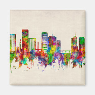Richmond Virginia Skyline Magnet