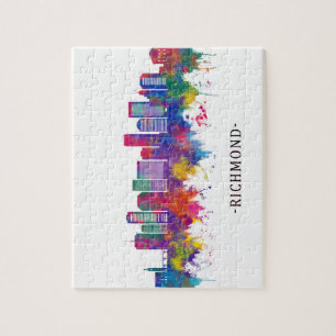 Richmond Virginia Skyline Puzzle