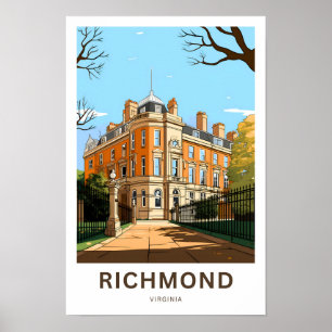 Richmond Virginia Travel Print Poster