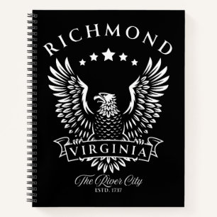 Richmond Virginia Vintag Eagle Notizbuch