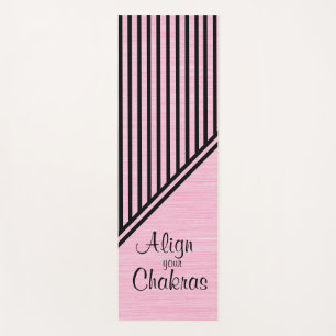 Richten Sie Ihre Chakras Pink Yoga Mat Yogamatte