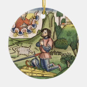 Richter 6 6 Gideon setzt heraus die Fleece, von ' Keramik Ornament