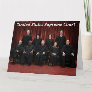 Richter am Obersten Gerichtshof der USA 2018 - Sie Karte