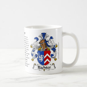 Richter Familien-deutsches Wappen Tasse