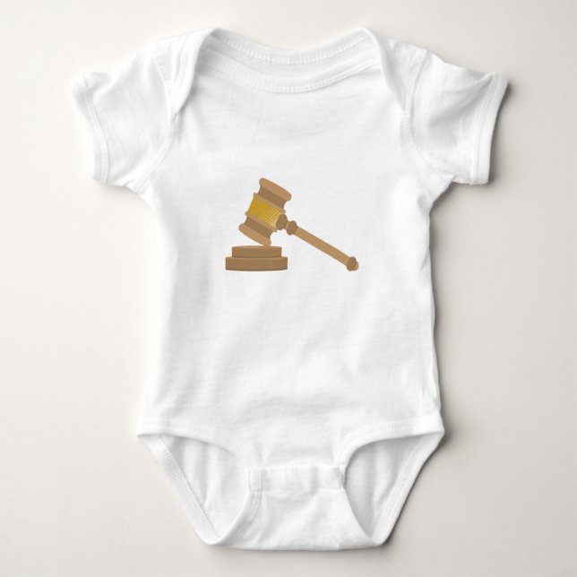 Richter Gavel Baby Strampler (Vorderseite)