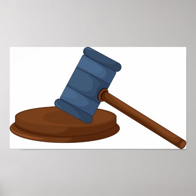 Richter Gavel Poster (Vorne)