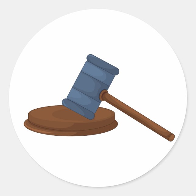 Richter Gavel Stickers (Vorderseite)