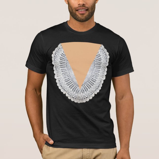 Richter Judys urteilende Robe (Doily + Hals) T-Shirt (Vorderseite)