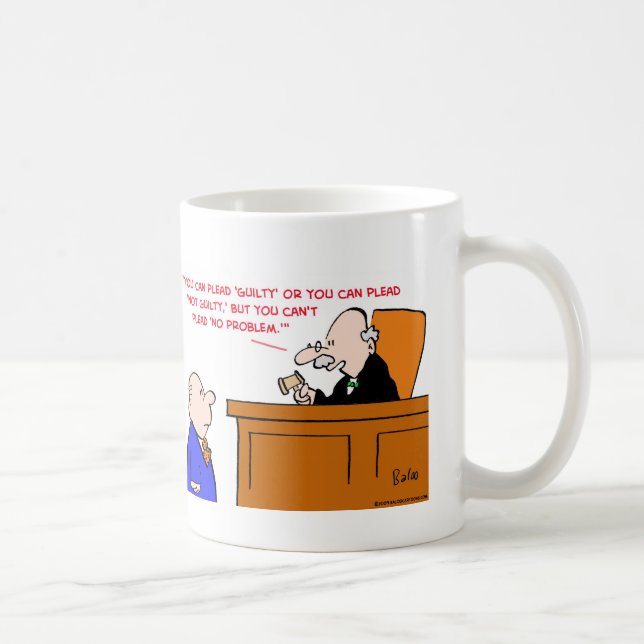 Richter plädieren kein Problem unschuldig Tasse (Rechts)