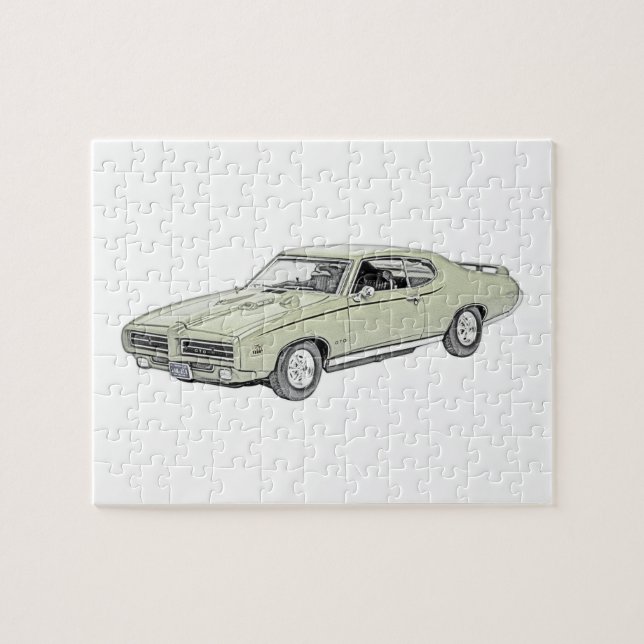 Richter Pontiac GTO 1969 Puzzle (Horizontal)