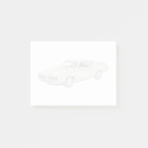 Richter Pontiacs GTO 1969 Post-it Klebezettel