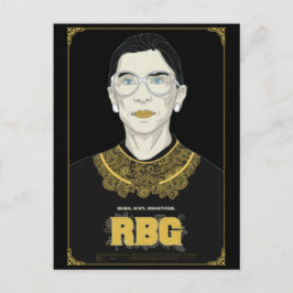 Richter Ruth Bader Ginsburg Postkarte