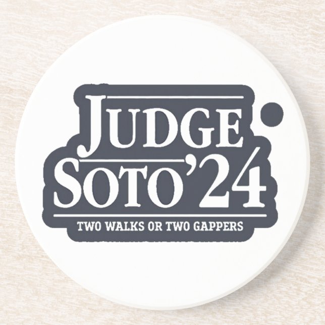 Richter Soto 24 - Funny Gifts for Baseball Fans Getränkeuntersetzer (Vorne)