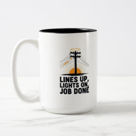 Richtet Leitungen Ein, Schaltet Das Licht Ein, Arb Zweifarbige Tasse