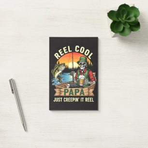 Richtig cooler Papa, der es richtig creepy macht Post-it Klebezettel