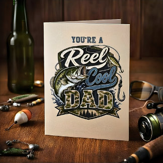 Richtig cooler Papa - zum Geburtstag personalisier Karte