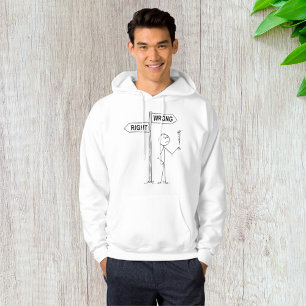 Richtig falsch Illustration Hoodie