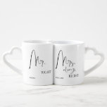 Richtig Mrs. Always right Husband Ehefrau Liebestassen<br><div class="desc">Richtig Mrs. Immer richtig Ehemann Ehefrau Sein Kaffee Tasse Set. Funny Paare Tasse Set. Perfektes Hochzeitsgeschenk für Braut und Bräutigam.</div>