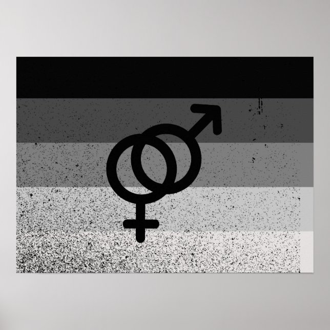 RICHTIGE FLAG ORIGINAL MIT SYMBOL -.pnng Poster (Vorne)