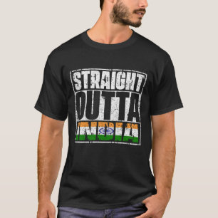 Richtige Flagge für Indien T-Shirt