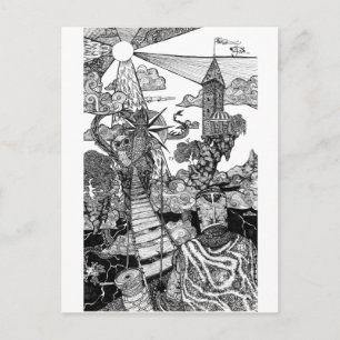 Richtige Richtung Postkarte