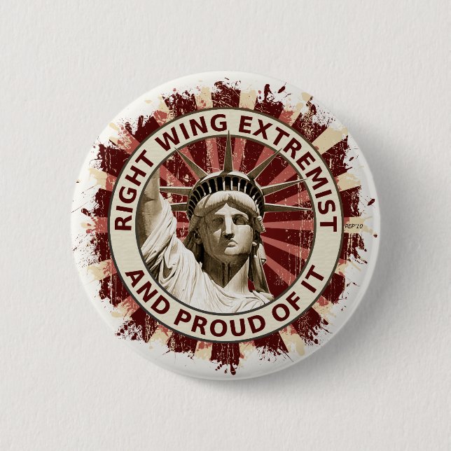 Richtige Wahl Extremisten Button (Vorderseite)