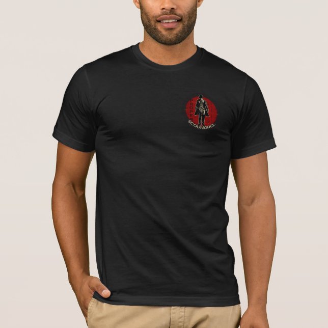 Richtiger Schurke 2-seitiges Design T-Shirt (Vorderseite)