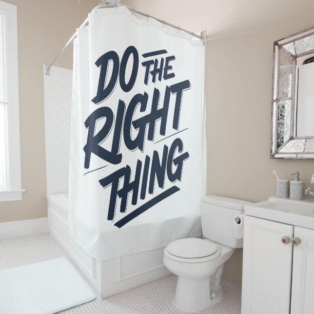 Richtiges 1 duschvorhang (Beispiel)