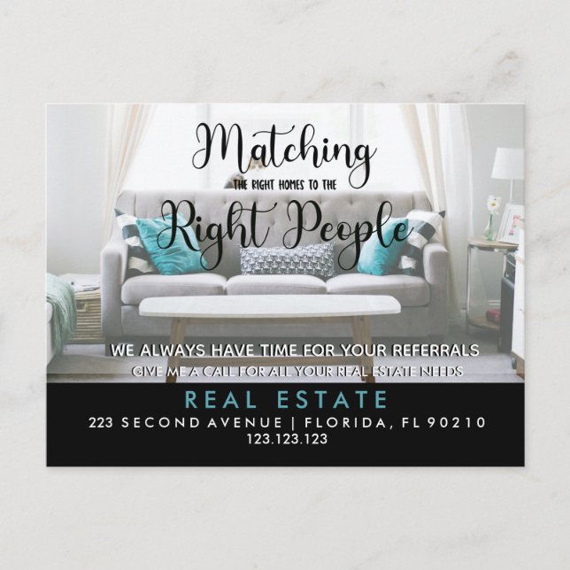 richtiges Anwesen, das der richtigen Ankündigung d (Vorderseite)