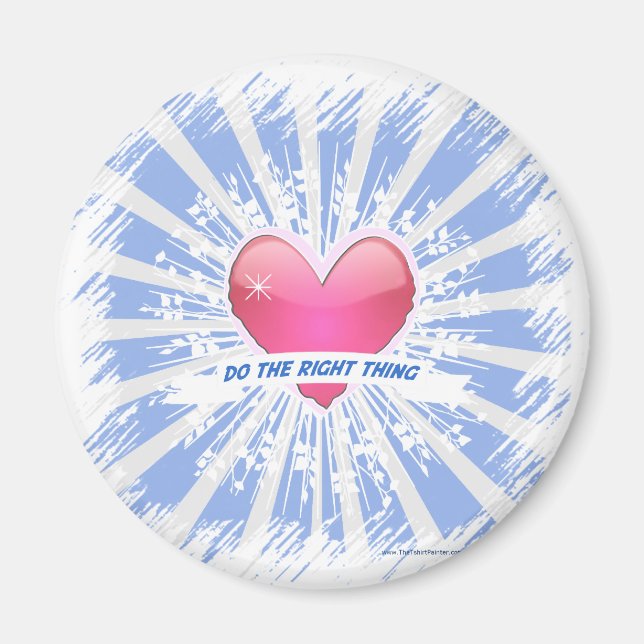 Richtiges tun magnet (Vorne)