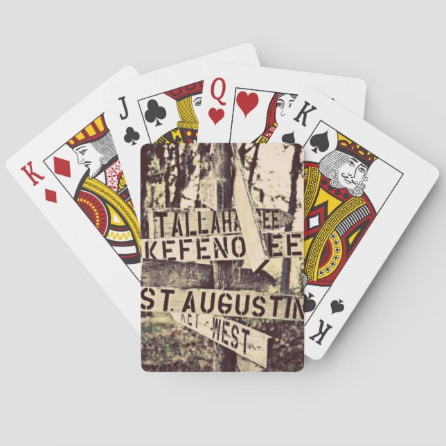 Richtstelle Florida Spielkarten (Rückseite)