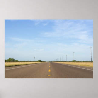 Richtung Horizont. Poster